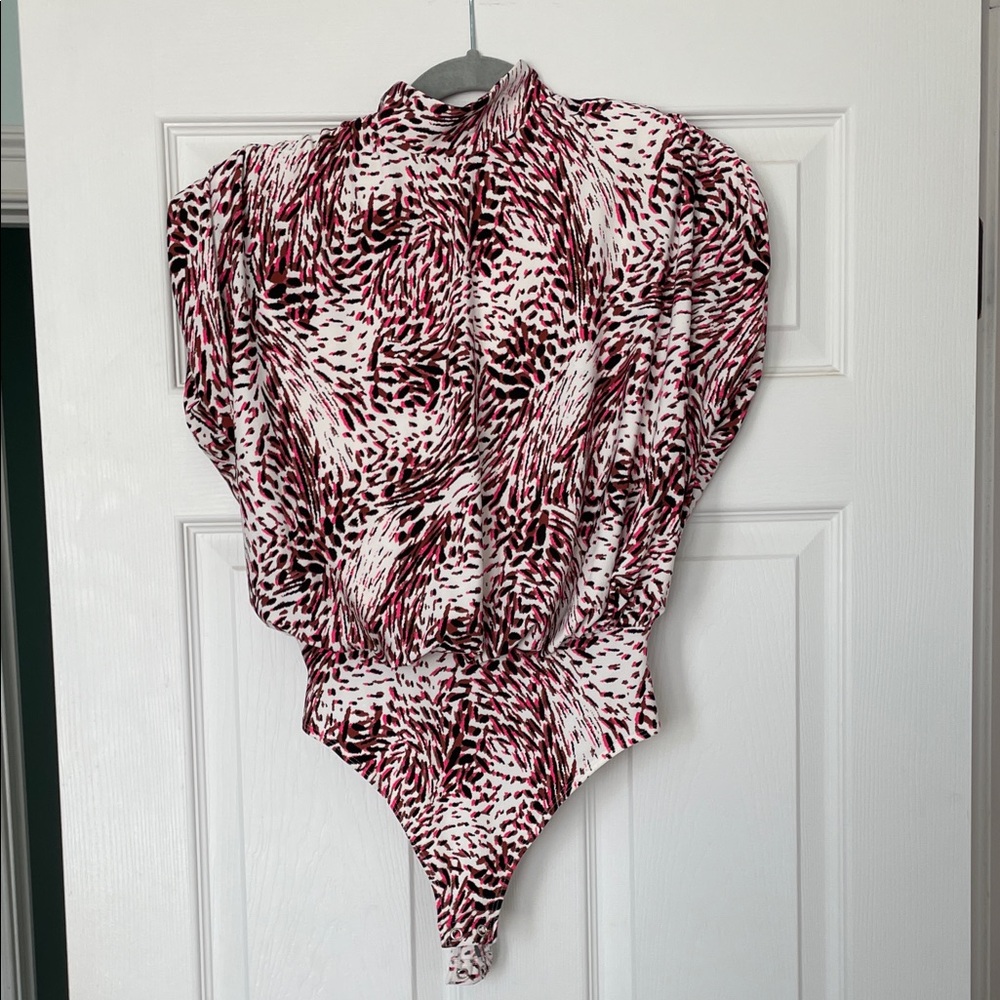 Express Animal Print Bodysuit XS